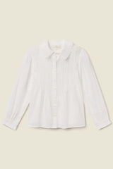 Trovata Birds of Paradise- Francesca Blouse- White Voile