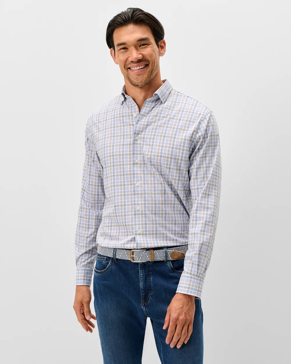 Johnnie-O- Everyday Performance Button Down- Chelsea Pane