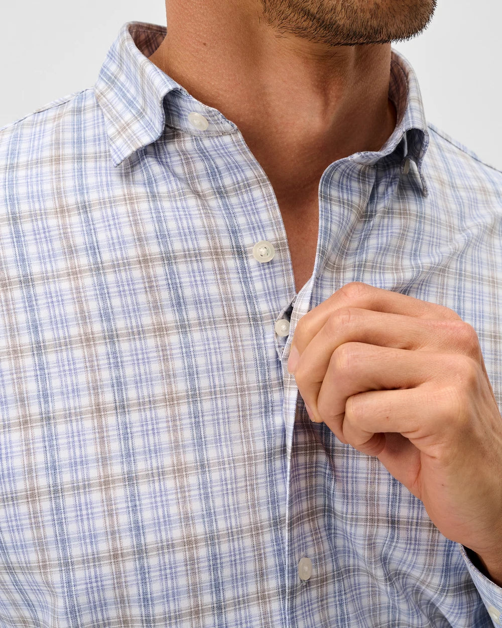 Johnnie-O- Everyday Performance Button Down- Chelsea Pane