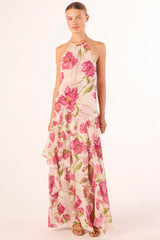 MISA - Novah Dress - Fuchsia Blooms