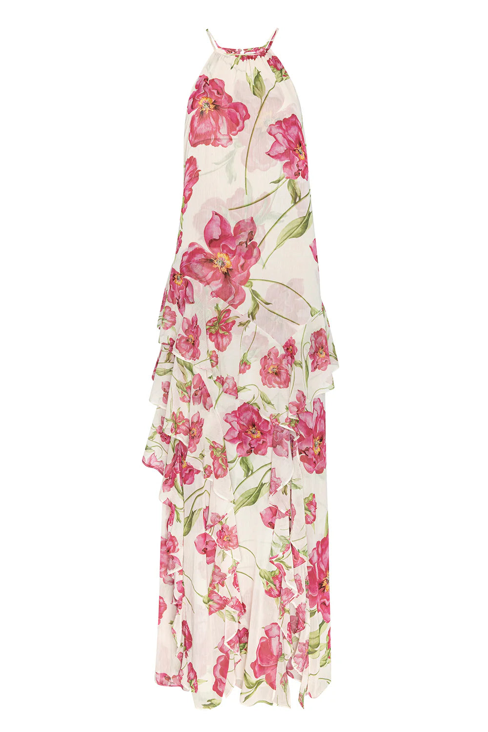 MISA - Novah Dress - Fuchsia Blooms