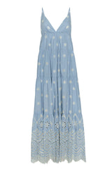 MISA - Louka Dress - Periwinkle Scallop