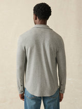 Faherty - Legend Sweater Shirt - Fossil Grey Twill