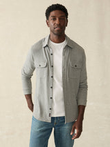 Faherty - Legend Sweater Shirt - Fossil Grey Twill