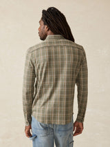 Faherty - Coastline Knit Shirt - Pleasant Hill Plaid