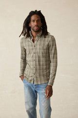 Faherty - Coastline Knit Shirt - Pleasant Hill Plaid