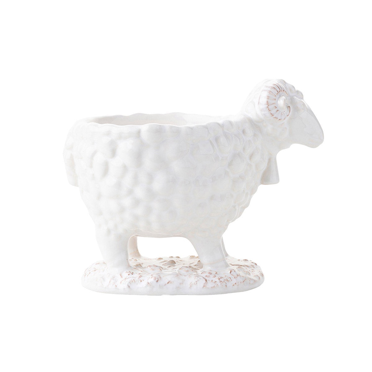 Juliska - Clever Creatures - Ram Bowl - Whitewash