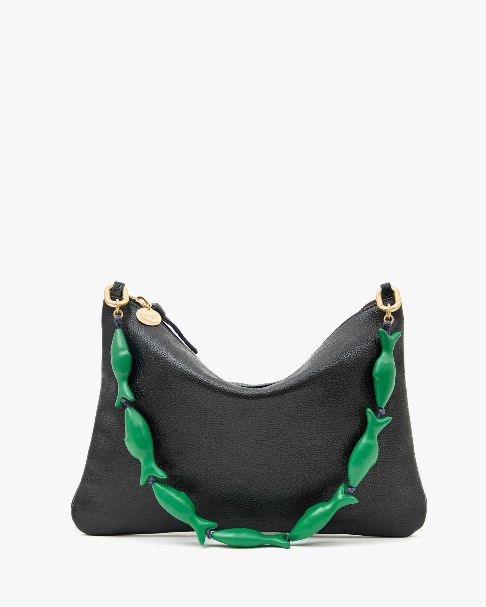 Clare V. - Shortie Strap - Emerald Sardine