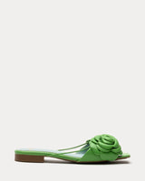 Frances Valentine - Gardenia Flower Sandal - Green