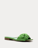 Frances Valentine - Gardenia Flower Sandal - Green