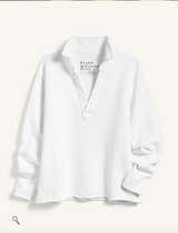 Frank & Eileen Patrick Popover Henley white