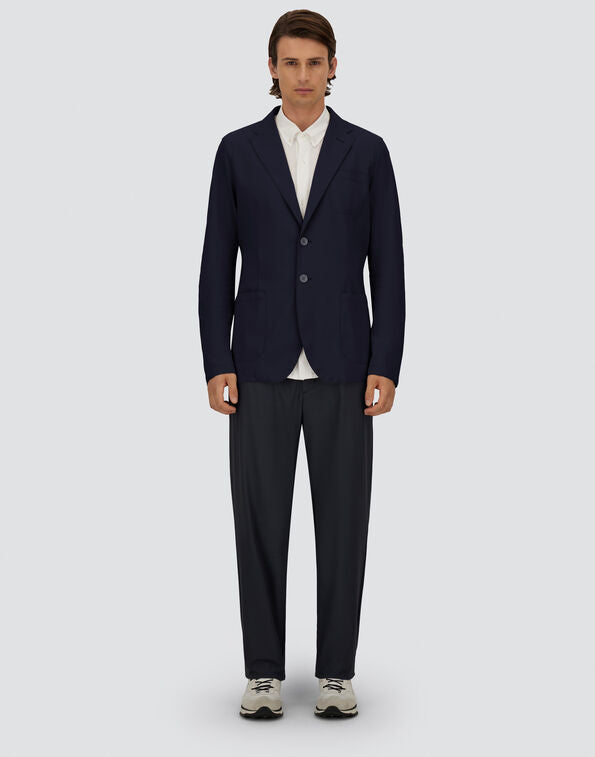 Herno - Light Scuba Blazer - Navy Blue