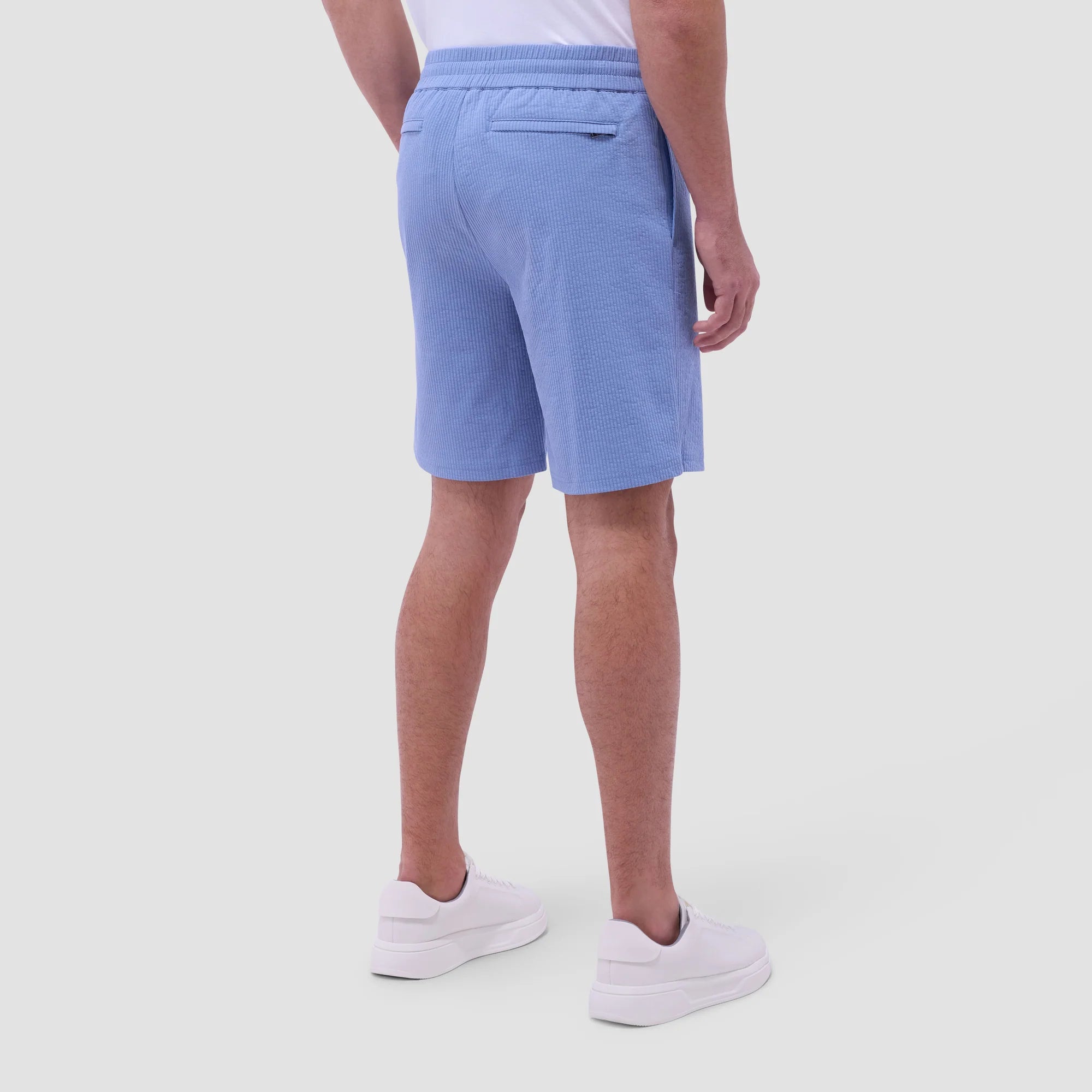 Bugatchi - Seersucker Drawstring Short - Air Blue