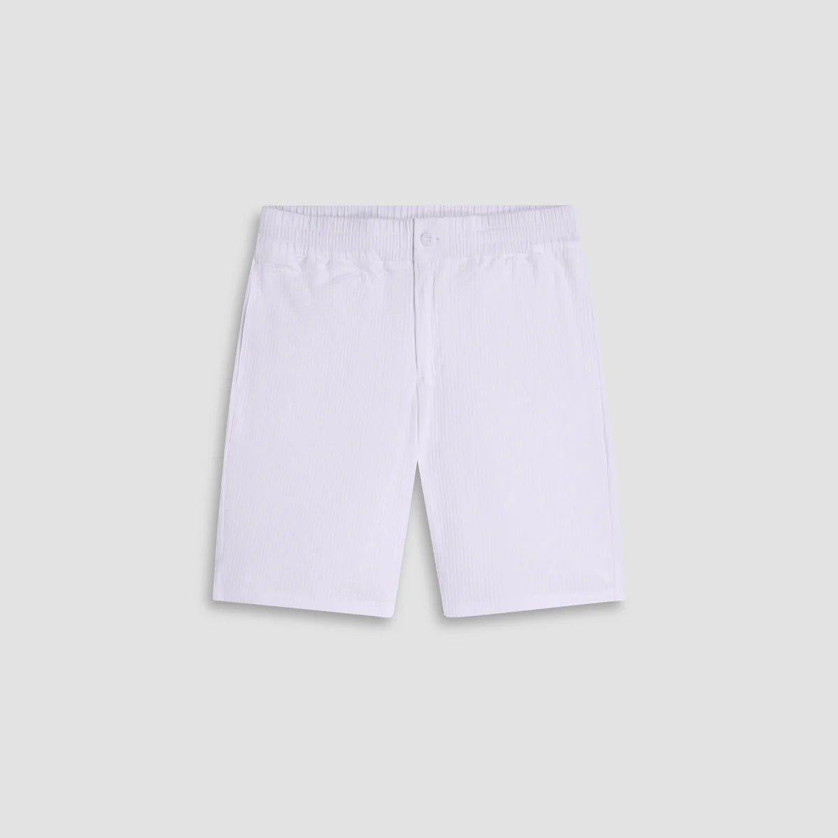 Bugatchi - Seersucker Drawstring Short - White