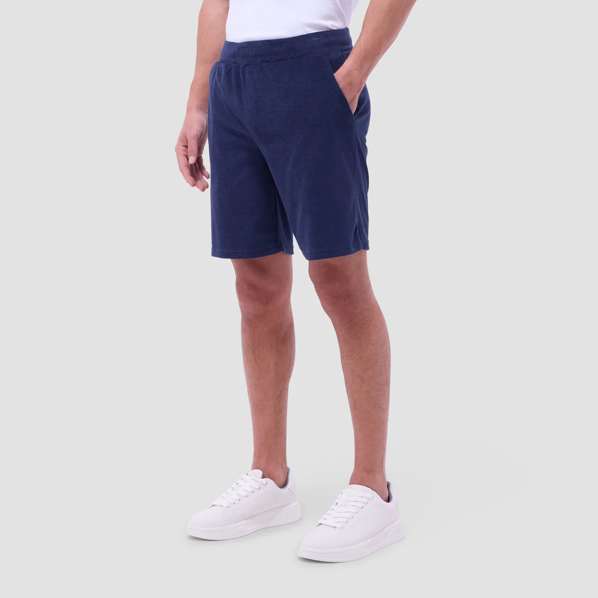 Bugatchi - Drawstring Terry Short - Navy