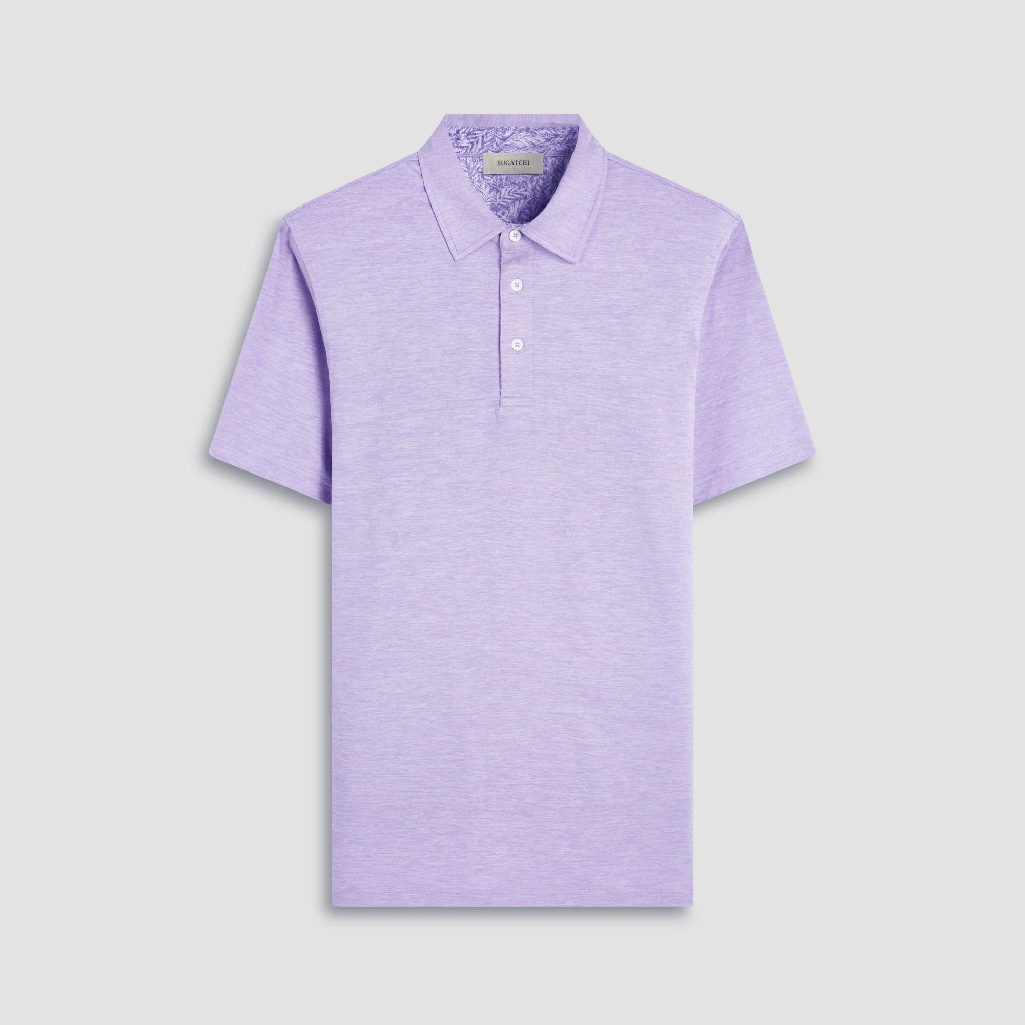 Bugatchi Three Button Solid Polo Shirt