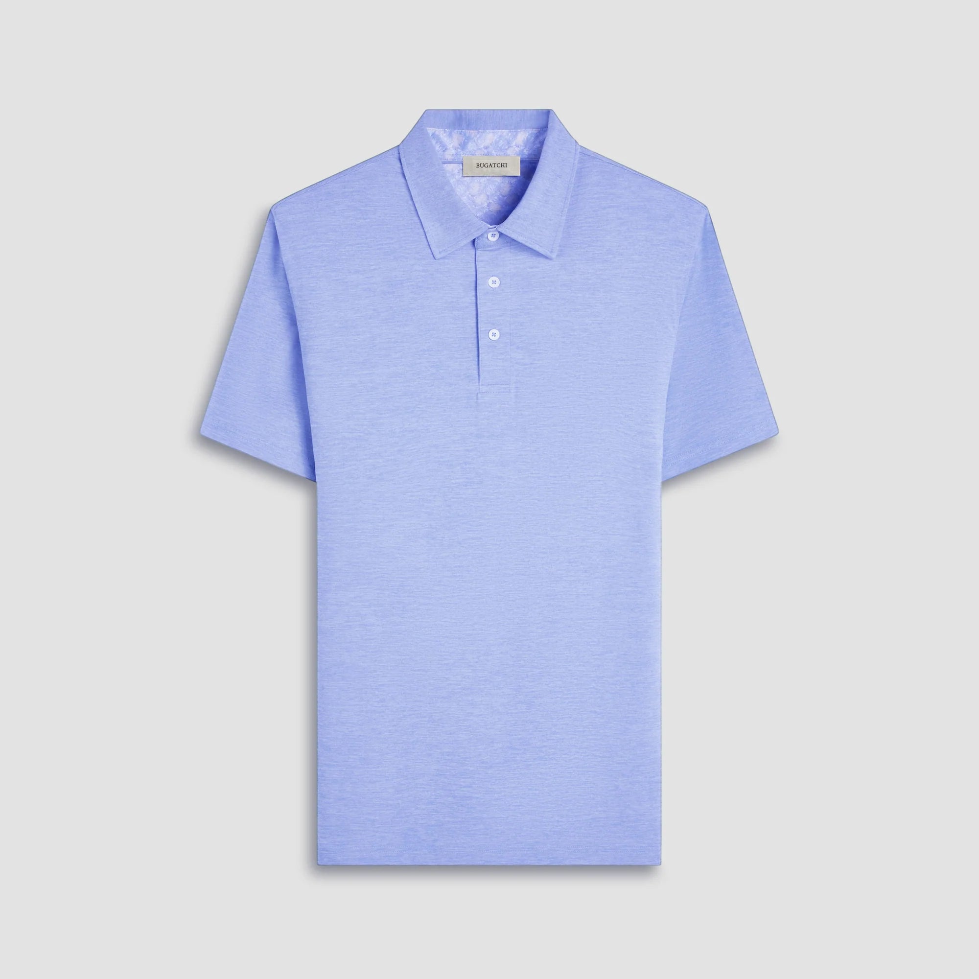 Bugatchi Three Button Solid Polo Shirt