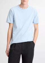 Vince Mens Garment Dye S/S Crew Washed Rainwater