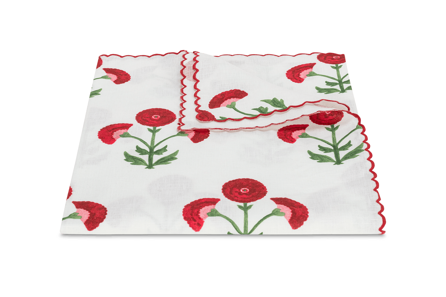 Matouk - Gisele Scarlet Oblong Tablecloth 70 x 126