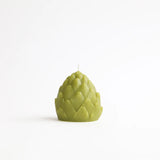 Green Artichoke Beeswax Candle