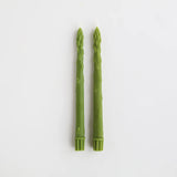 Green Asparagus Beeswax Candle Sticks