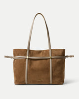 Veronica Beard Lasso Bag Suede - Bark