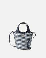 Veronica Beard - Woven Anchor Bag - Navy Multi