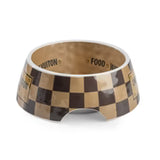 Haute Diggity Dog - Checker Chewy Vuiton Bowl - Medium