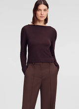 A.L.C.- Heather Top- Ganache