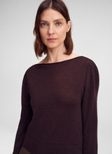 A.L.C.- Heather Top- Ganache