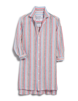 Frank & Eileen Hunter Shirtdress multi pink green stripe