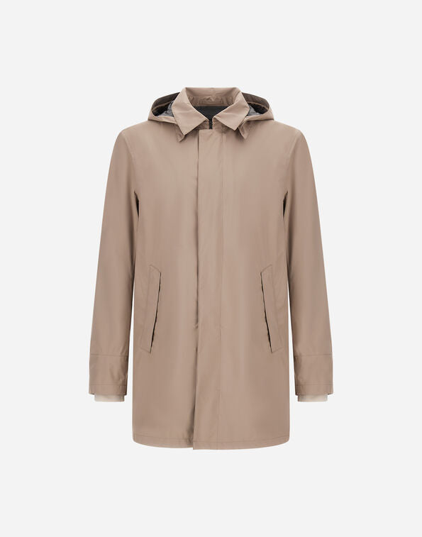 Herno - Raincoat in 2 Layers Windstopper - Dove Grey