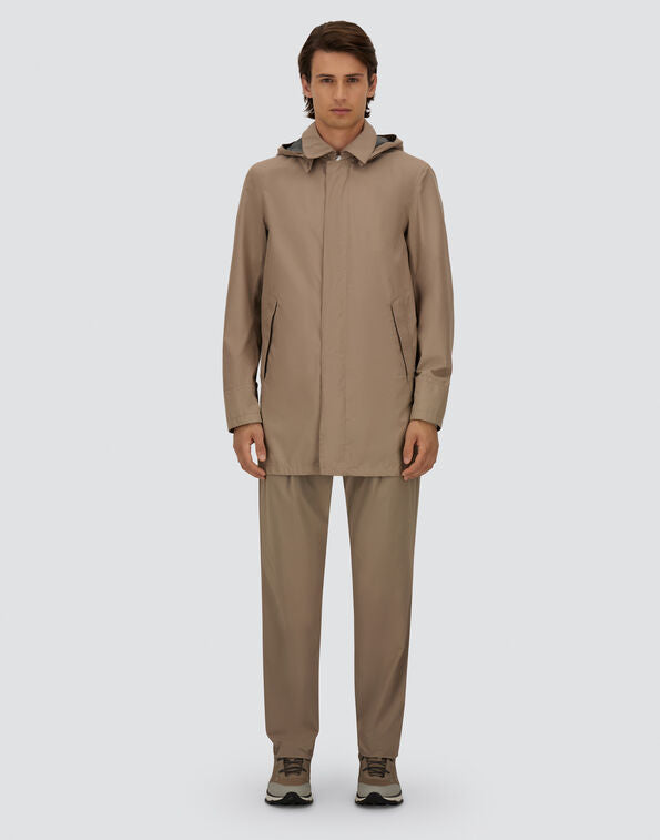 Herno - Raincoat in 2 Layers Windstopper - Dove Grey