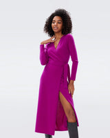 DVF - Astrid Dress - Red Purple