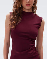 DVF - Darrius Dress - Wine Pink