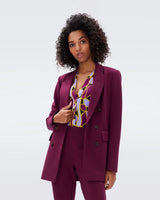 DVF - Maira Jacket - Wine Pink