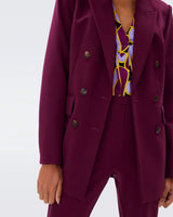 DVF - Maira Jacket - Wine Pink