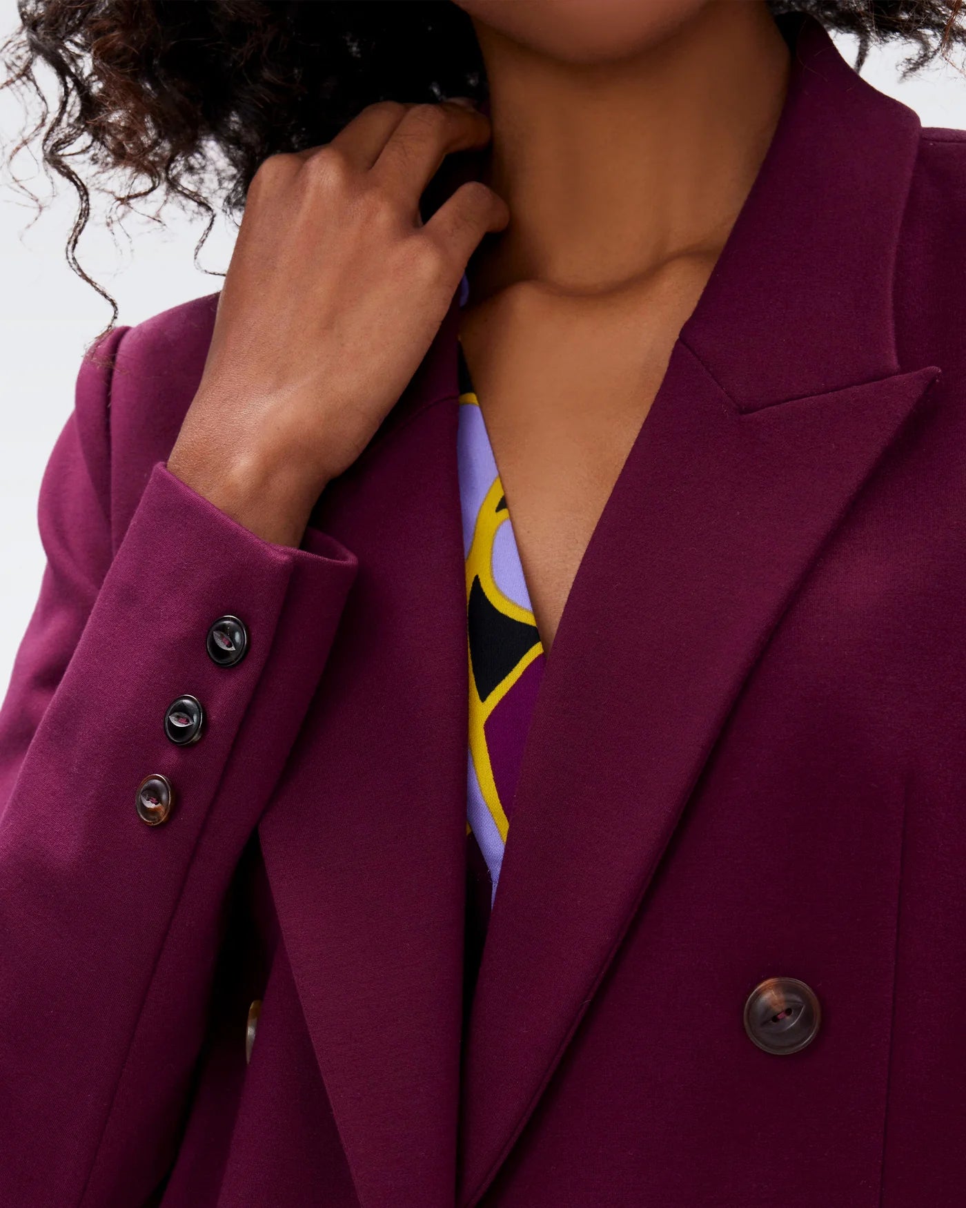 DVF - Maira Jacket - Wine Pink