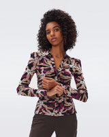 DVF - Nathaniel Reversible Top - Fall Leaves