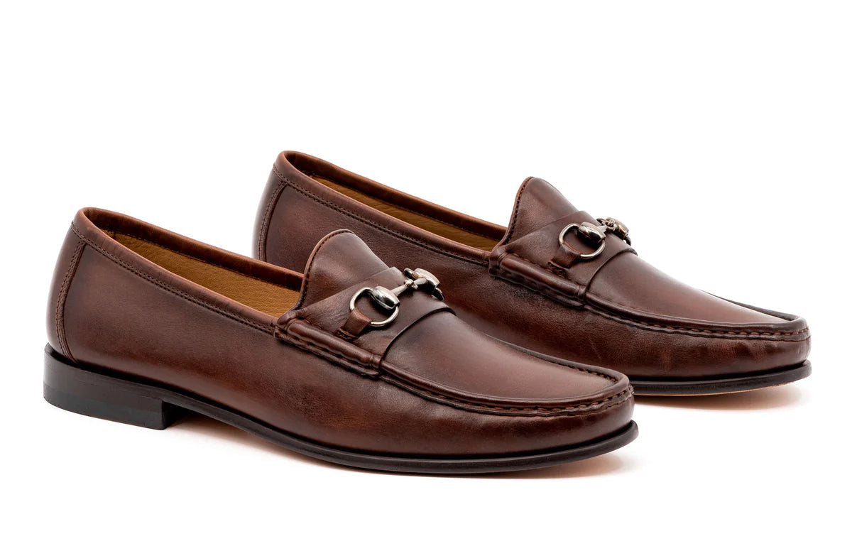 Martin Dingman - Addison Horse Bit Loafer - Chocolate