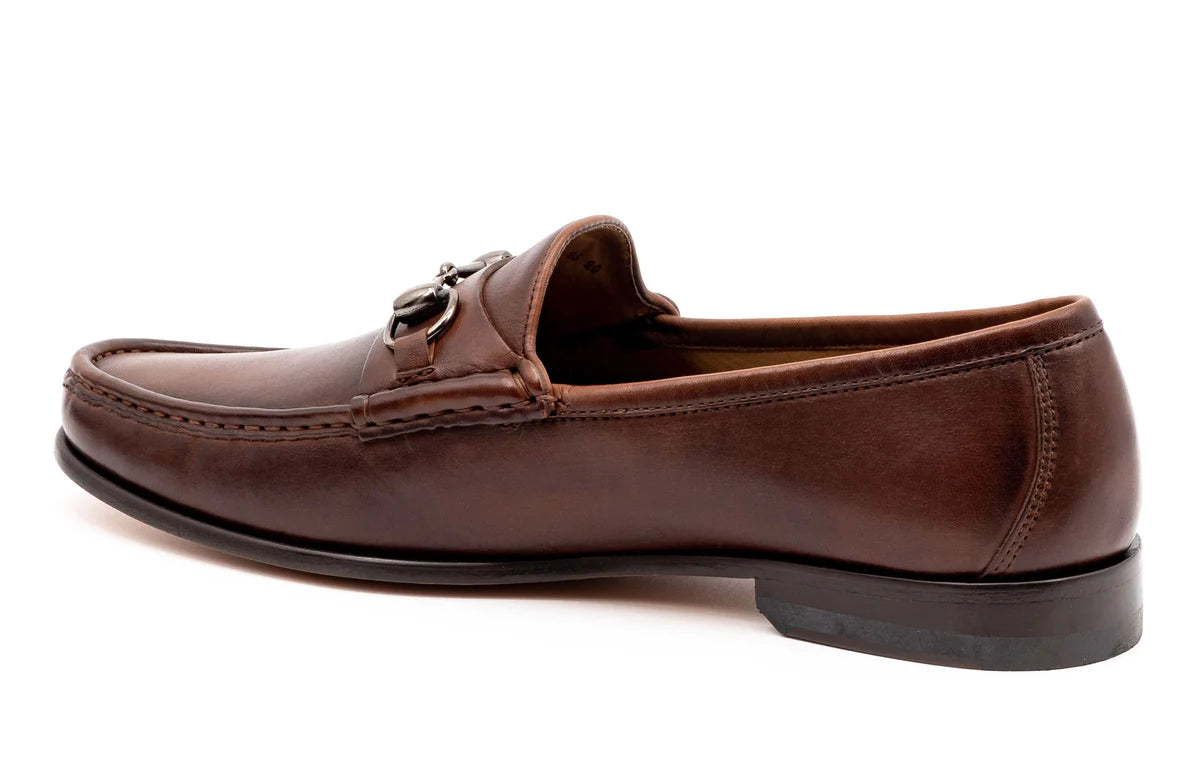 Martin Dingman - Addison Horse Bit Loafer - Chocolate