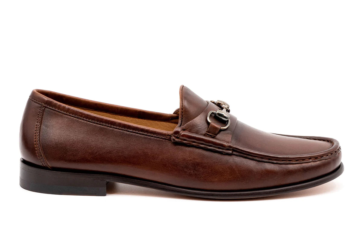 Martin Dingman - Addison Horse Bit Loafer - Chocolate