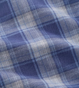 Peter Millar- Cannon Performance Flannel Sport Shirt- Crown Blue