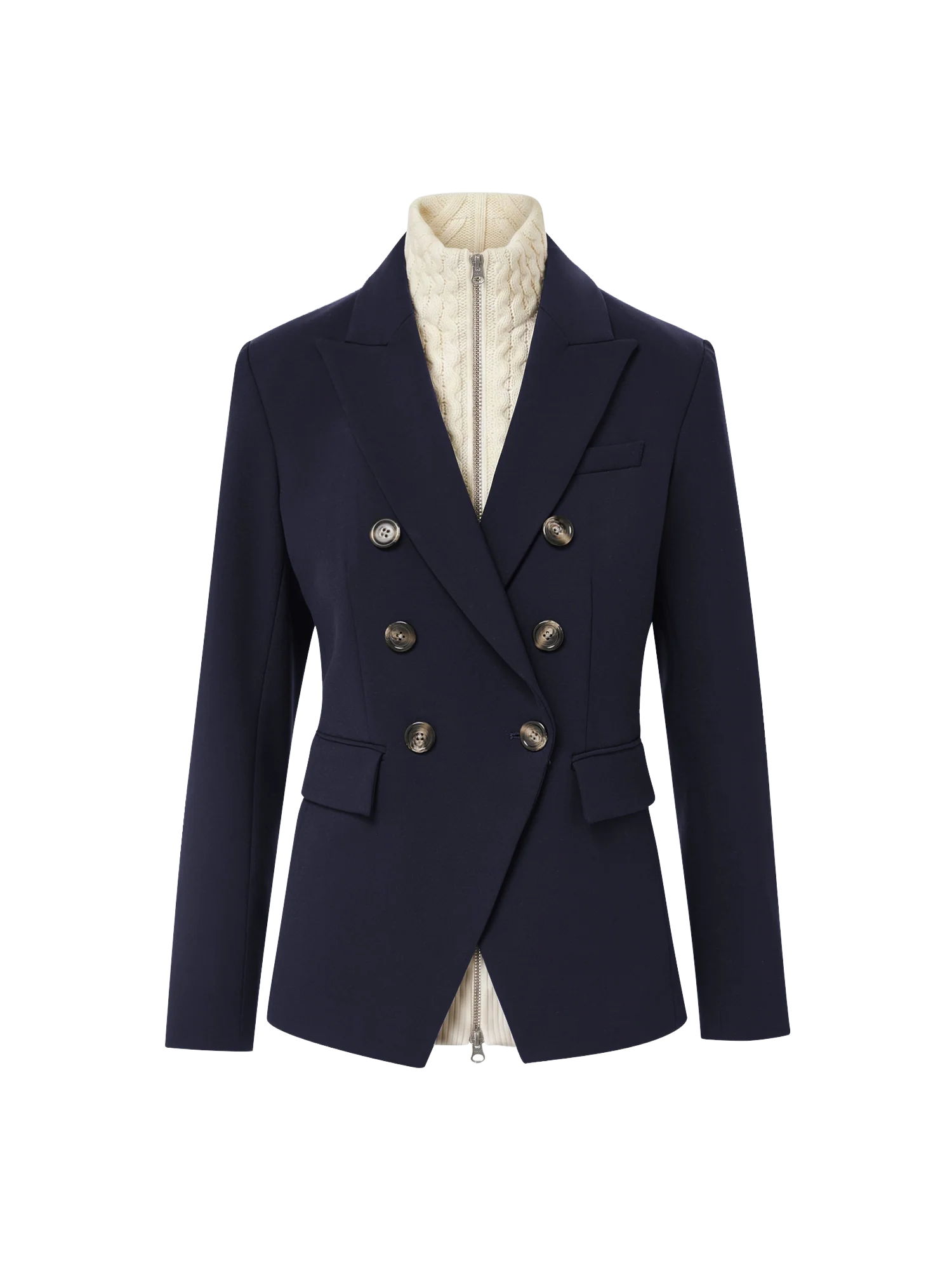 Veronica Beard - Miller Dickey Jacket Kit - Navy/Ivory