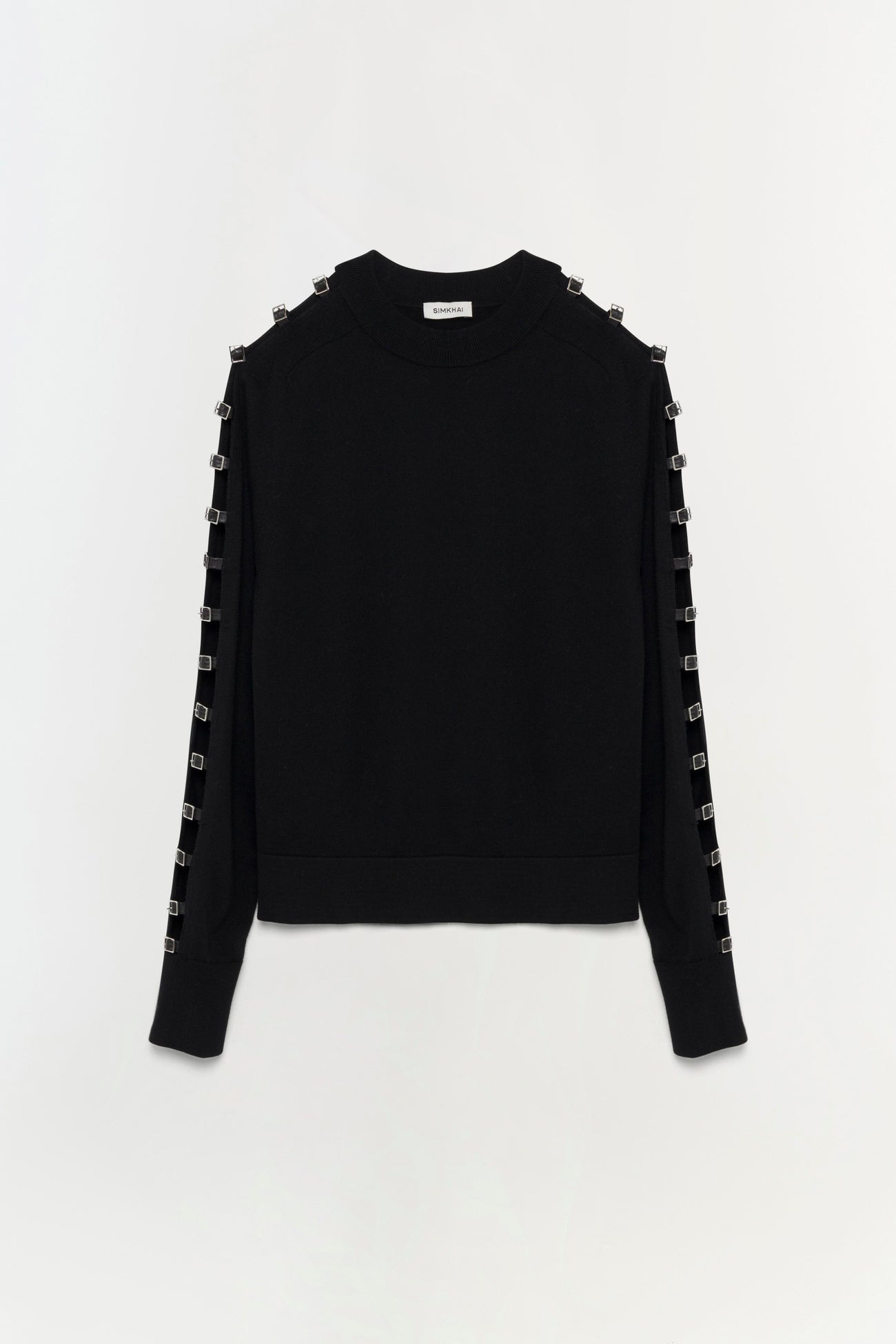 SIMKHAI - Kaitlyn Long Sleeve Top - Black