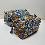 Natural Habitat Medium Cosmetic Bag in Pumpkin