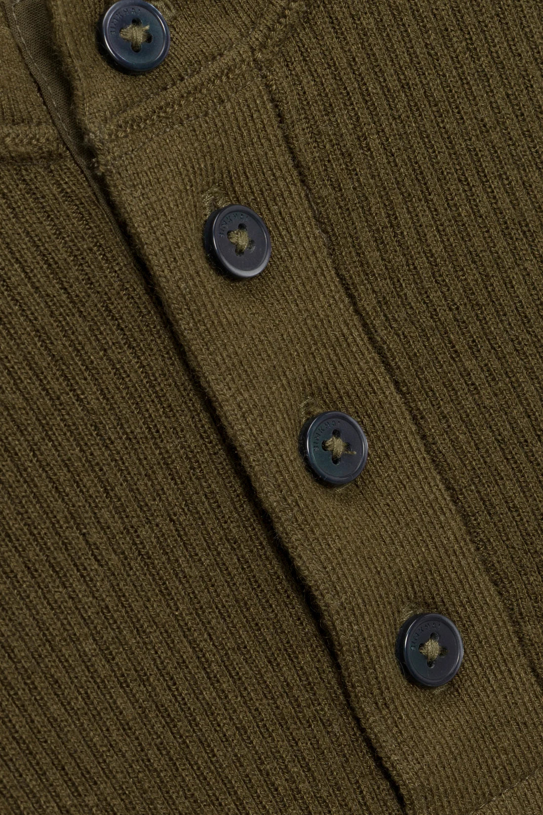 SIMKHAI - Hezekiah Classic Henley - Dark Olive