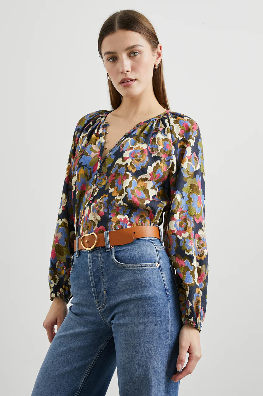 Rails - Indi Top - Navy Wildflower