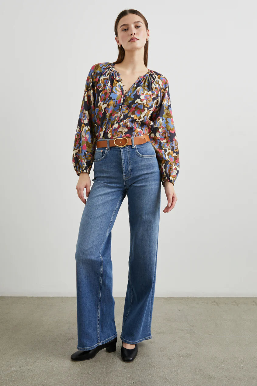 Rails - Indi Top - Navy Wildflower