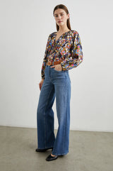 Rails - Indi Top - Navy Wildflower